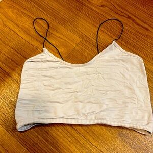 Dusted Pink tight crop top